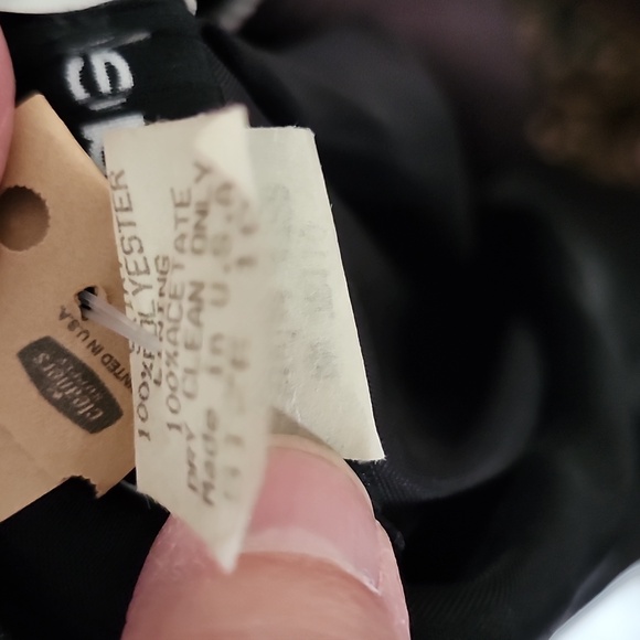 Vintage Lisa Michaels Black Velvet & Satin Evening Dress, Size 10, $55 - Picture 13 of 14